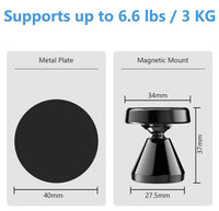 Amoner Magnetic Phone Mount Universal 360 Rotation Car Phone Holder Strong